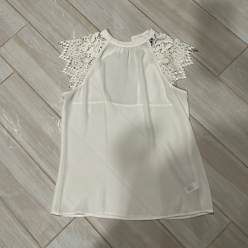 Cream White Express Top